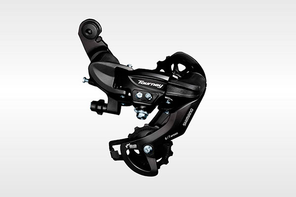 Переключатель скоростей задний для велосипеда Shimano Tourney TY300, 6/7ск., крепление на петух купить в Кирове - Хитрый Папа