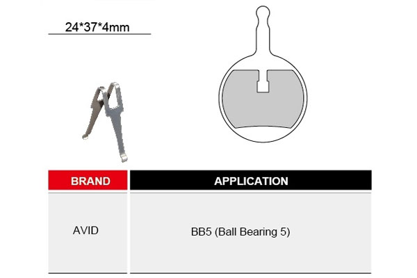 Колодки для дискового тормоза AVID BB5 Ball Bearing 5