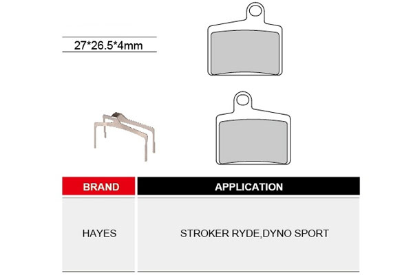 Колодки для дискового тормоза Hayes Stroker Ryde