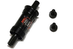 Каретка-картридж KENLI MTB BC 1.37"X24T L/R 68/124 мм, стальные чашки, стальной корпус