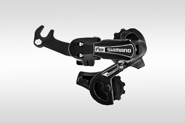 Переключатель скоростей задний для велосипеда Shimano Tourney TY21-B, GS,6ск. крепление на ось, черн купить в Кирове - Хитрый Папа