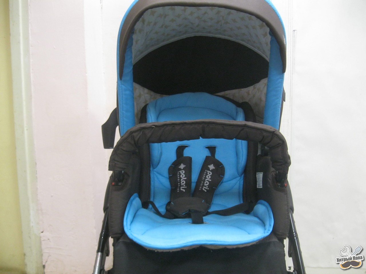 Детская коляска бу детская коляска noordi polaris sport (синяя 2 в 1) б/у купить в Кирове