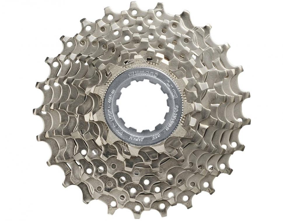 Кассета SHIMANO Alivio HG-400, 9 звезд, 11-32T никелированная серебро