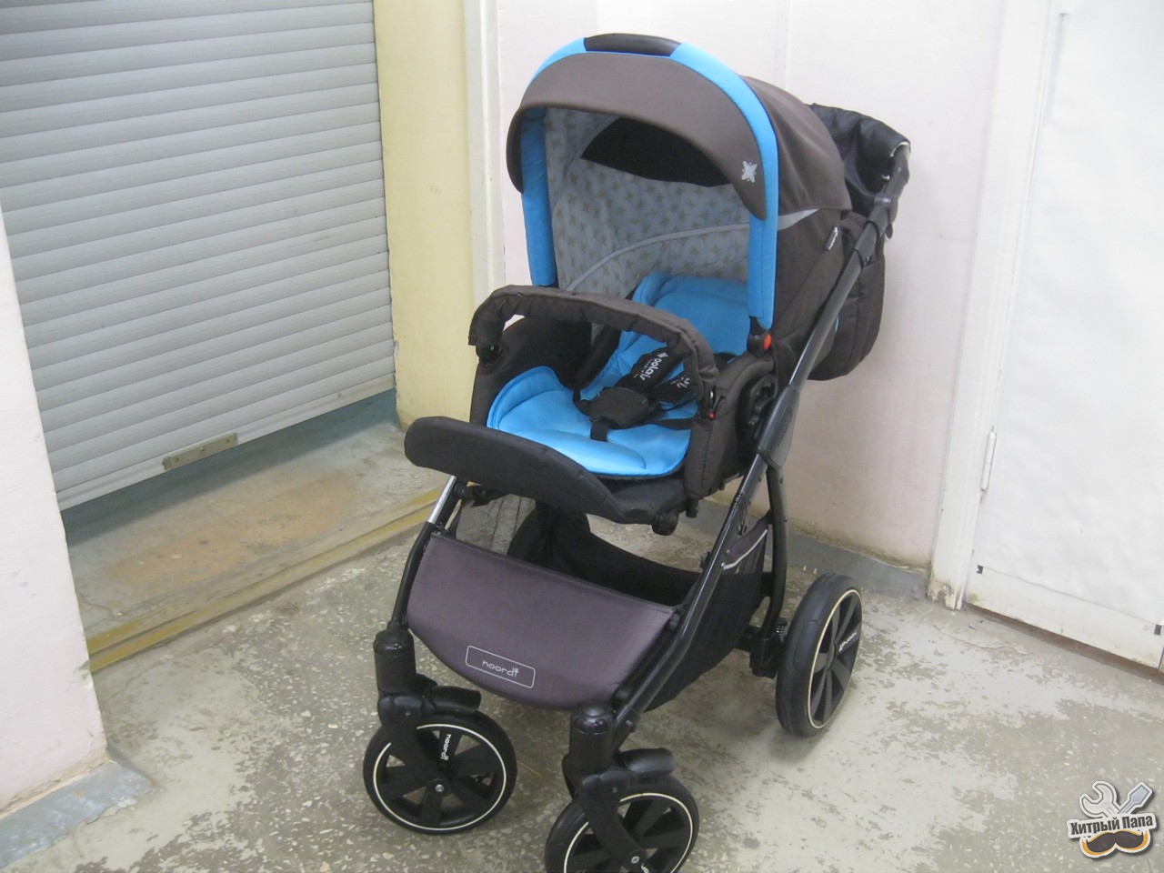 Детская коляска бу детская коляска noordi polaris sport (синяя 2 в 1) б/у купить в Кирове