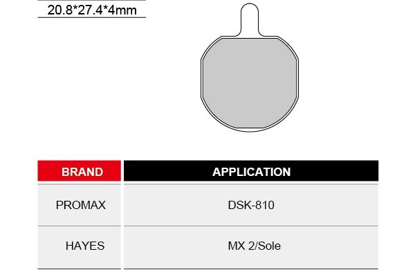 Колодки для дискового тормоза Hayes Sole / MX1 / MX2